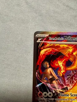 Pokemon TCG Team Rocket's Moltres EX 229/182 Destined Rivals Sir - Image 2