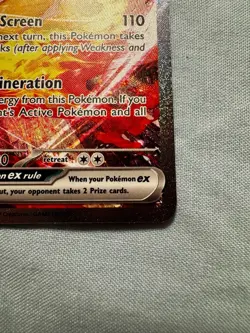 Pokemon TCG Team Rocket's Moltres EX 229/182 Destined Rivals Sir - Image 5