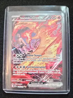 Pokemon TCG Team Rocket's Moltres EX 229/182 Destined Rivals Sir Mint Condition - Image 4