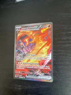 Pokemon TCG - Team Rocket's Moltres ex Sv10: Destined Rivals SIR Holo 229/182 - Image 2