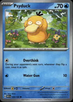 PSYDUCK 054/165 Pokemon Card 151 Near Mint - Image 1