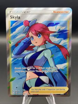 Skyla (Full Art) 072/072 Pokemon TCG Shining Fates Ultra Rare - Image 1