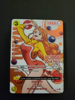 One Piece x Round 1 ENGLISH Promo Card - Nami ST29-008 - Image 1