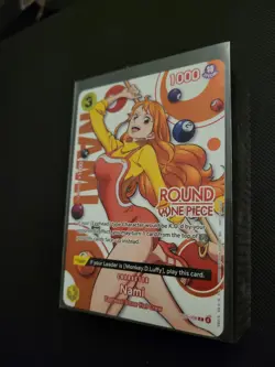 One Piece x Round 1 ENGLISH Promo Card - Nami ST29-008 - Image 4