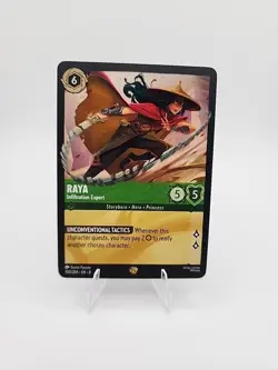 Disney Raya-Infiltration Expert 100/204 EN 5/5 6 Cost Lorcana TCG Card Regular - Image 1