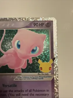 Pokemon Mew EX Celebrations Classic Collection Holo Card 88/92 2006 - Image 3