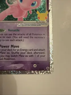 Pokemon Mew EX Celebrations Classic Collection Holo Card 88/92 2006 - Image 4