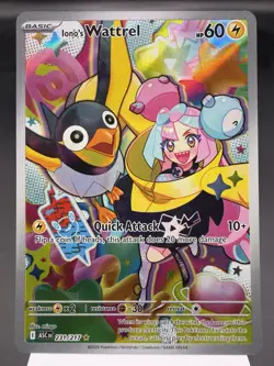 Iono’s Wattrel 231/217 - Illustration Rare - Ascended Heroes Pokemon Card MINT - Image 1