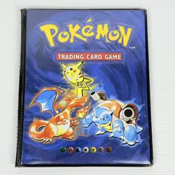 Pokemon Trading Card 1999 WOTC Original Binder Folder Vintage Charizard Pikachu - Image 1