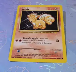 Vulpix 68/102 Base Set Italian Pokemon Card NM - Image 3