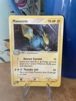 Manectric Holo Rare Pokemon Card 9/109 EX Ruby Sapphire - Image 1