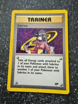 Pokemon TCG Gym Challenge Sabrina 20/132 Trainer Rare English - Image 1