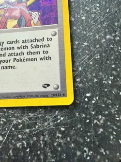 Pokemon TCG Gym Challenge Sabrina 20/132 Trainer Rare English - Image 5