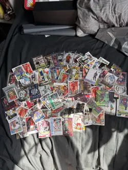 Large Football Card Bundle From Different Sets/ Years (250+ Cards And Stickers) - Image 1