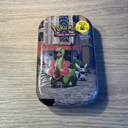 Pokemon TCG - Lumiose City Mini Tin Meganium & Meowstic SEALED - Image 1