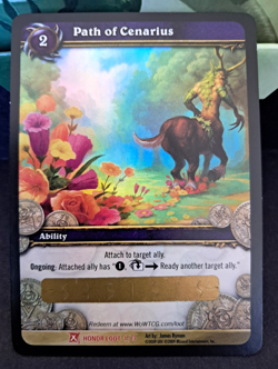 World of Warcraft TCG Path of Cenarius Ability Honor Loot 1/3 2009 Regular EN - Image 1