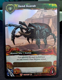 World of Warcraft TCG Sand Scarab Tomb Loot 1/3 2012 Regular English - Image 1