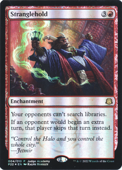 Magic The Gathering MTG Stranglehold - 004/010 - Judge Promos (JDG) Foil NM - Image 1