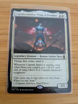 MTG Captain America, Wings of Freedom 0010 Marvel Super Heroes M/NM - Image 1