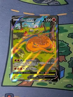 Charizard V SWSH260 Sword & Shield Black Star Promo Full Art Pokemon TCG NM - Image 1