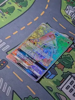 Tapu Lele GX 155/145 SM Guardians Rising Holo Rainbow Pokemon Card - Image 2