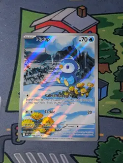 Piplup 098/094 Illustration Rare Phantasmal Flames NM Pokemon TCG - Image 1