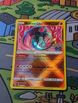 Pokemon TCG Radiant Charizard 011/078 Pokemon GO (NM/M) - Image 1