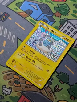 Thundurus 50/113 HOLO Rare B&W Legendary Treasures Pokemon Card Near Mint - Image 2