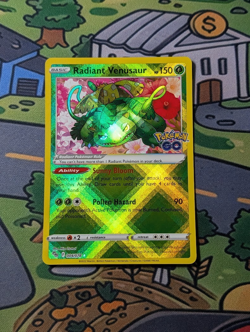 Radiant Venusaur 004/078 Radiant Rare Pokemon GO Pokemon Near Mint - Image 1