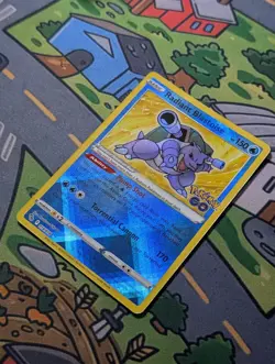 Pokemon TCG Radiant Blastoise Pokemon GO 018/078 Holo Radiant Rare - Image 2