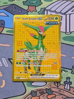 Iron Leaves EX - 213/162 - Pokemon - Temporal Forces - Gold Hyper Rare - NM - Image 1