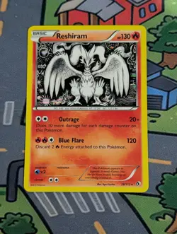 Reshiram 28/113 Holo Legendary Treasures - Pokemon Card - EXC - NM - Image 1