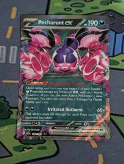 Pecharunt ex - 039/064 39 - SV Shrouded Fable Holofoil Pokemon TCG - Image 1