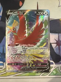 Pokemon TCG Ho-Oh V (Full Art) Sword & Shield - Silver Tempest 187/195 Holo... - Image 1