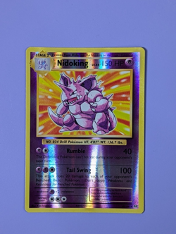 Nidoking 45/108 Rev Reverse Holo XY Evolutions Pokemon NM - Image 1