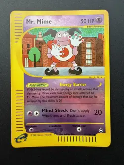 Mr. Mime 95b/147 Reverse Holo Pokemon Card Aquapolis Set - Image 1