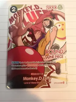 One Piece Tcg Luffy Round 1 Promo - Image 1