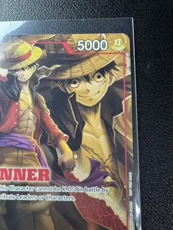 Bandai One Piece CCG Monkey D. Luffy P-007 Winner Promo English Near Mint - Image 3