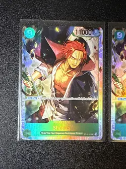 2x Shanks ST16-004 SR One Piece TCG English Premium Booster - Image 2