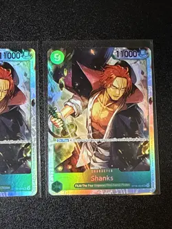 2x Shanks ST16-004 SR One Piece TCG English Premium Booster - Image 3