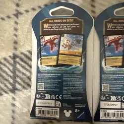 Disney Lorcana - Azurite Sea Booster Pack complete Art Set Of 3 - sealed - Image 5