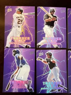Lot of 8: 1996 Fleer Ultra Thunderclap Cal Ripken Jr Juan Gonzalez Bobby Bonilla - Image 3