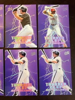 Lot of 8: 1996 Fleer Ultra Thunderclap Cal Ripken Jr Juan Gonzalez Bobby Bonilla - Image 4