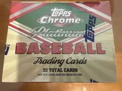 2025 Topps Chrome Platinum Baseball Factory Sealed Value Blaster Box (LOT OF 10) - Image 2