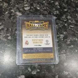 Cristiano Ronaldo 24/25 Topps Match Attax Hall of Fame Chrome - Image 2