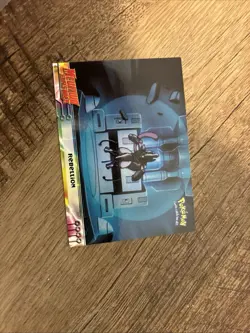 Pokemon Topps #8 Rebellion Mewtwo Strikes Back Movie Card Black Label Armored - Image 4
