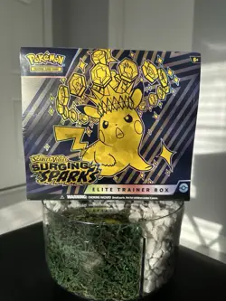 Pokemon TCG Surging Sparks Elite Trainer Box English 2024 65 Cards Pikachu - Image 2