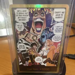 Bandai One Piece Card Game Don!! Card Monkey D. Luffy Full Art Foil - Image 1