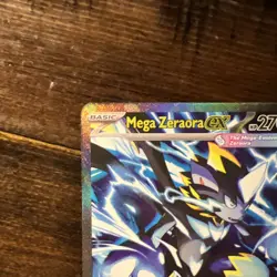 Mega Zeraora ex 114/084 Me05: Pitch Black Holo SIR Pokemon Card NM -(Pack Fresh) - Image 2
