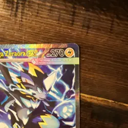 Mega Zeraora ex 114/084 Me05: Pitch Black Holo SIR Pokemon Card NM -(Pack Fresh) - Image 3